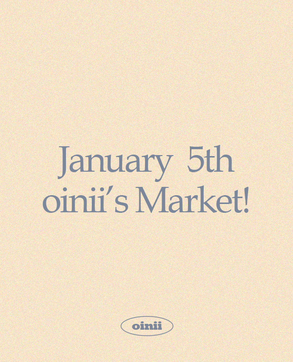 oinii&#039;s market 1월 마지막주